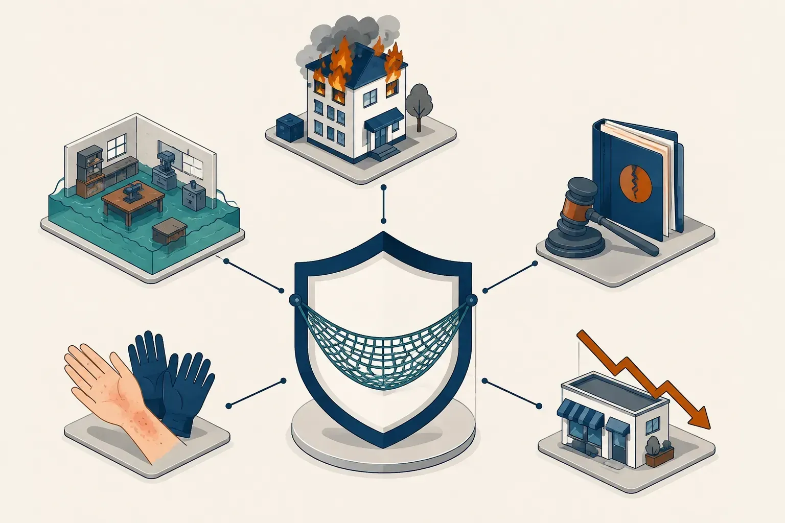 Diagram van gedwongen situaties die het overbruggingsrecht activeren